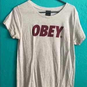 Obey White T shirt
